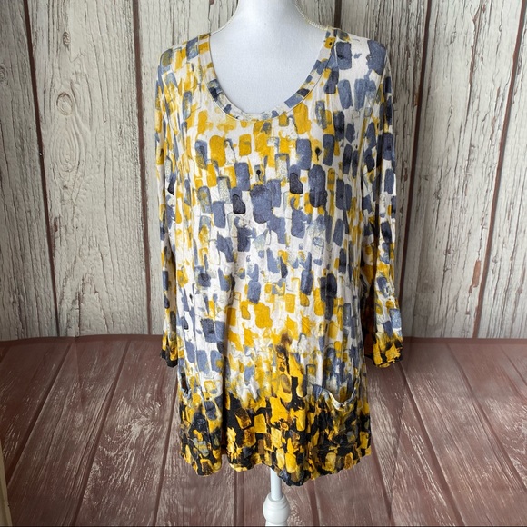 LOGO Lori Goldstein tunic size XL